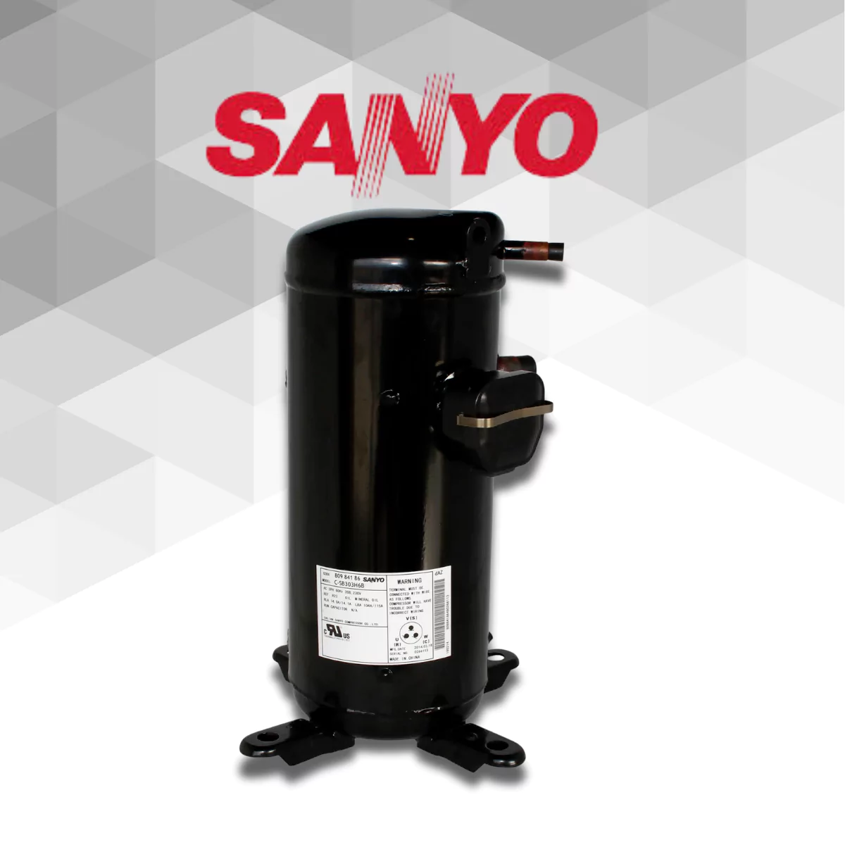 9 A/C Sanyo Compressor - Image 1